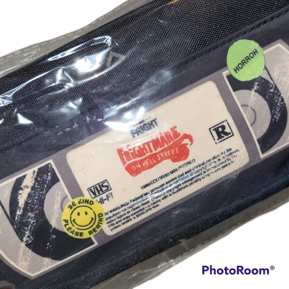 HALLOWEEN - Frightmare on Hell Street VHS Fanny pack belt bag Horror Movie NEW - Picture 2 of 4